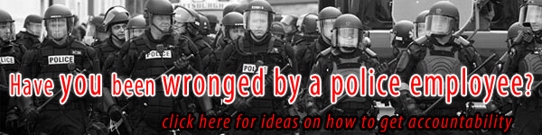 Want to share your experience with police? Simply click the banner to submit a post. 