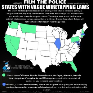 STATES WITH WIRE TAPPING LAWS - COP BLOCK