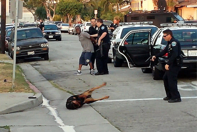 police-shoot-dog-puppycide-bill-buppert-copblock-hawthorne-police