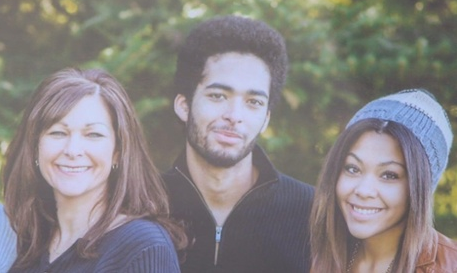 Darrien Hunt and family, before men wearing badges killed him.