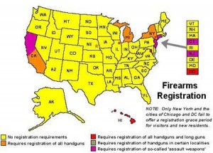 Gun Registration Map