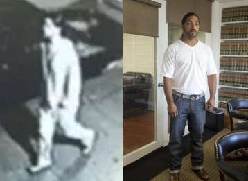 On the left is the unidentified man that Det. Cvitkovic swore in court was Rodriguez, (Right).