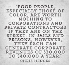 Prison Profits Poor People