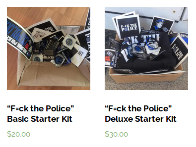 f-ck the police basic deluxe starter kit copblock