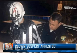 Suspected Clown Arrested