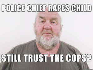 Former Police Chief and Convicted Child Rapist Robert K Chambers Sr.
