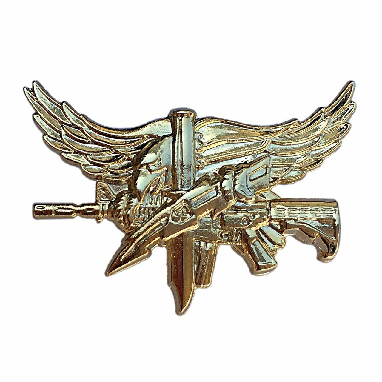 SWAT Operator Insignia Eagle Center Mass POLISHED GOLD pin Hero's Pride 3915CB