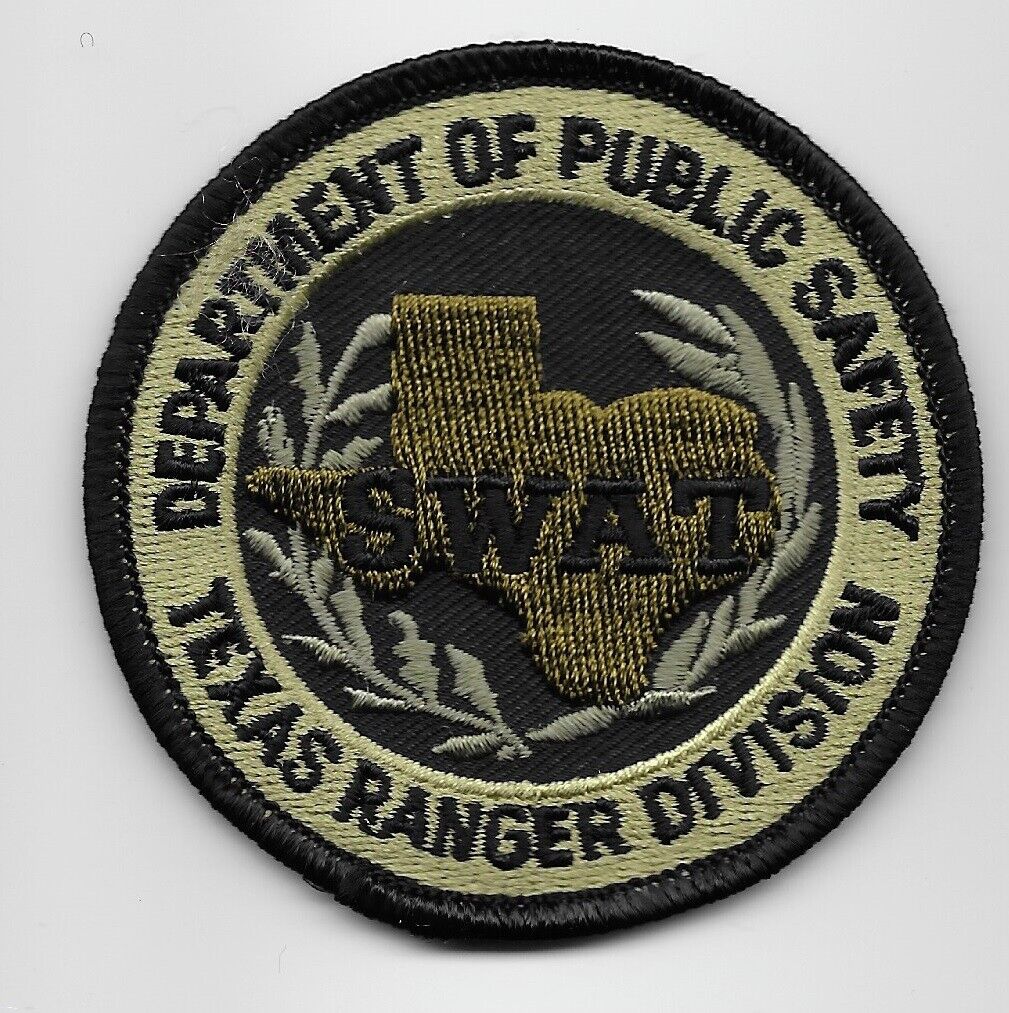 Round SWAT SRT Texas State Police DPS patch 