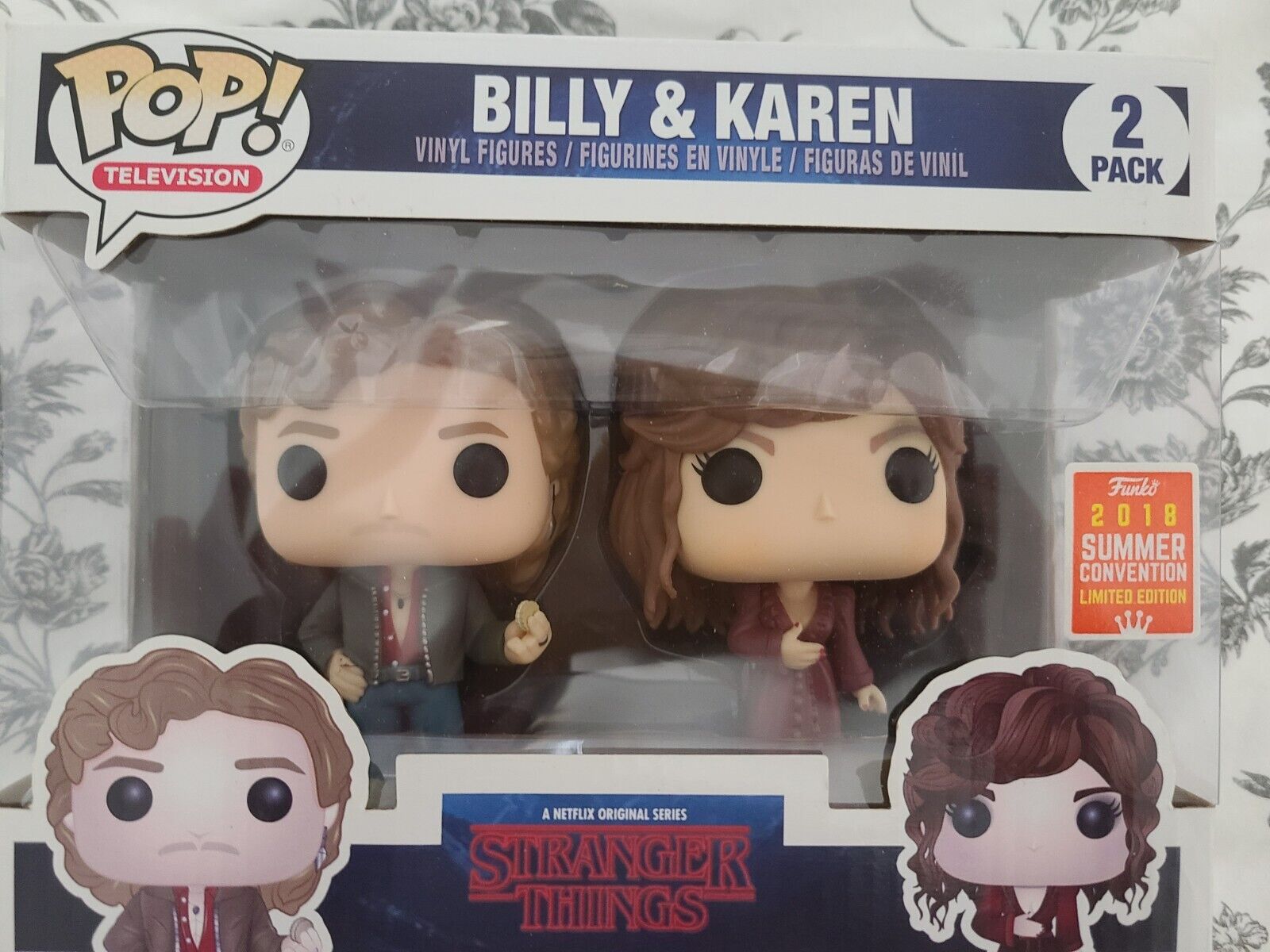 Funko Pop Stranger Things Billy & Karen 2-Pack SDCC 2018 Shared Exclusive