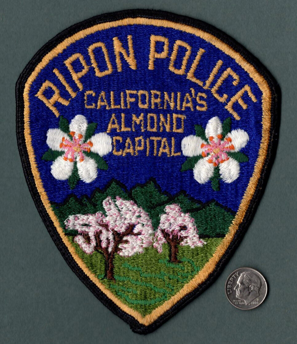 Vintage - Ripon California Police Patch - Authentic