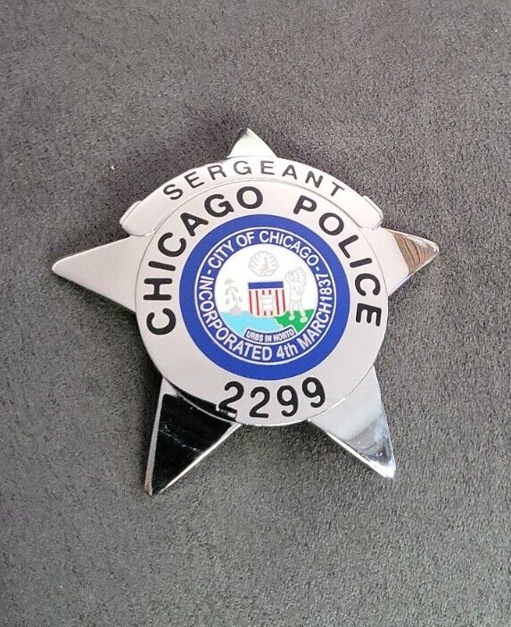 Chicago Police Badge Replica  From TV Show 