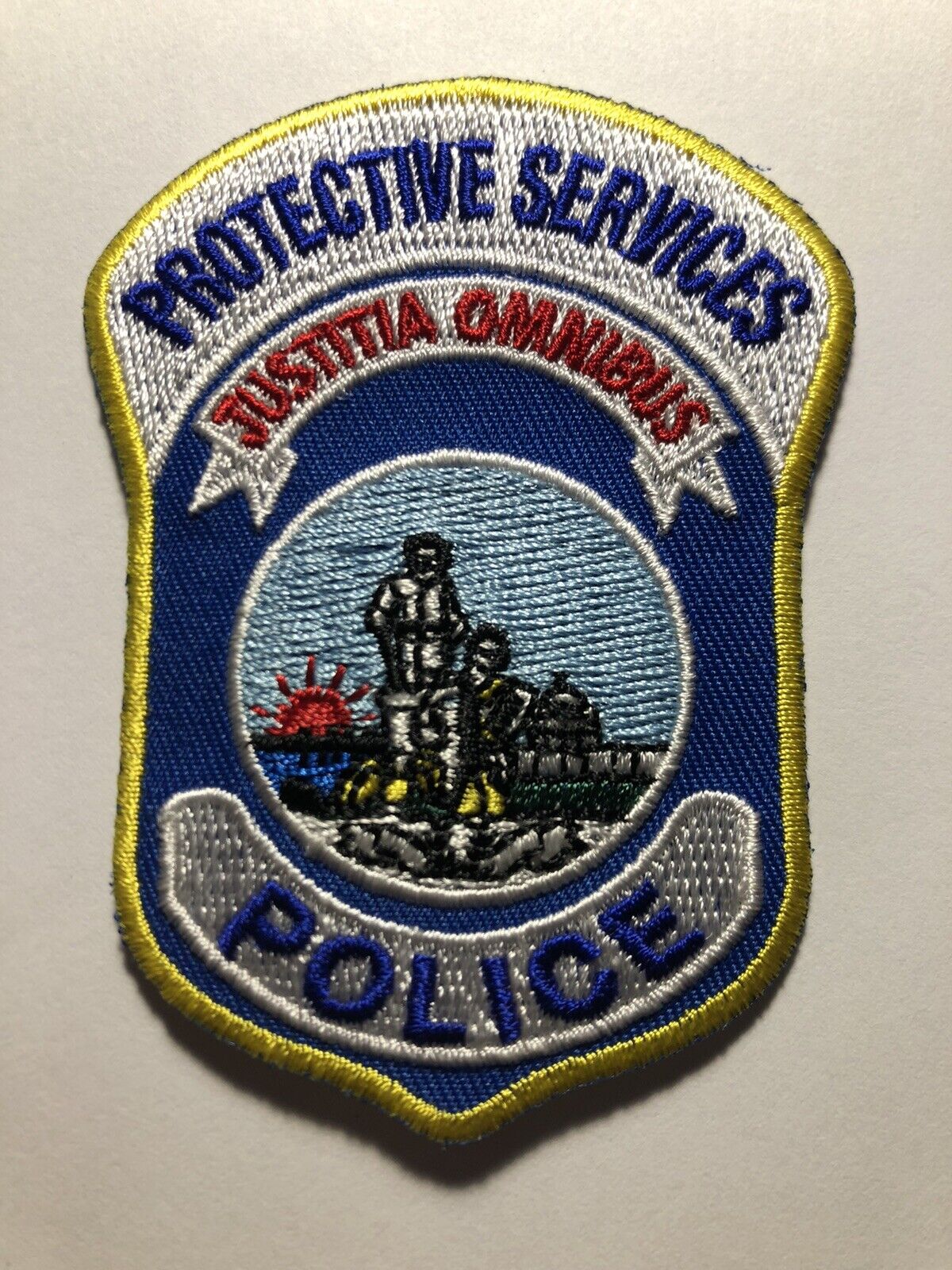 RARE~ Washington DC Metropolitan Police Protective Services Hat Patch ~ 3”