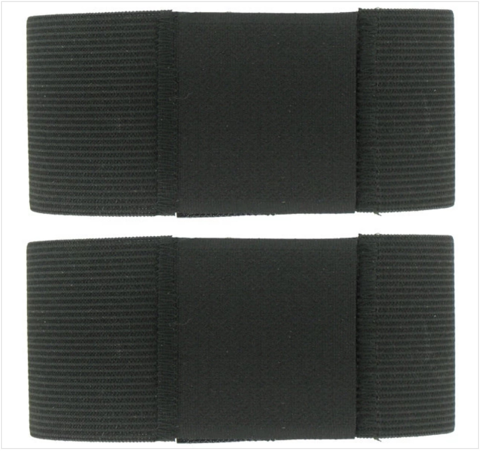 GENUINE U.S. ARMED FORCES BOOT BANDS: BETTER TROUSER BLOUSERS - BLACK
