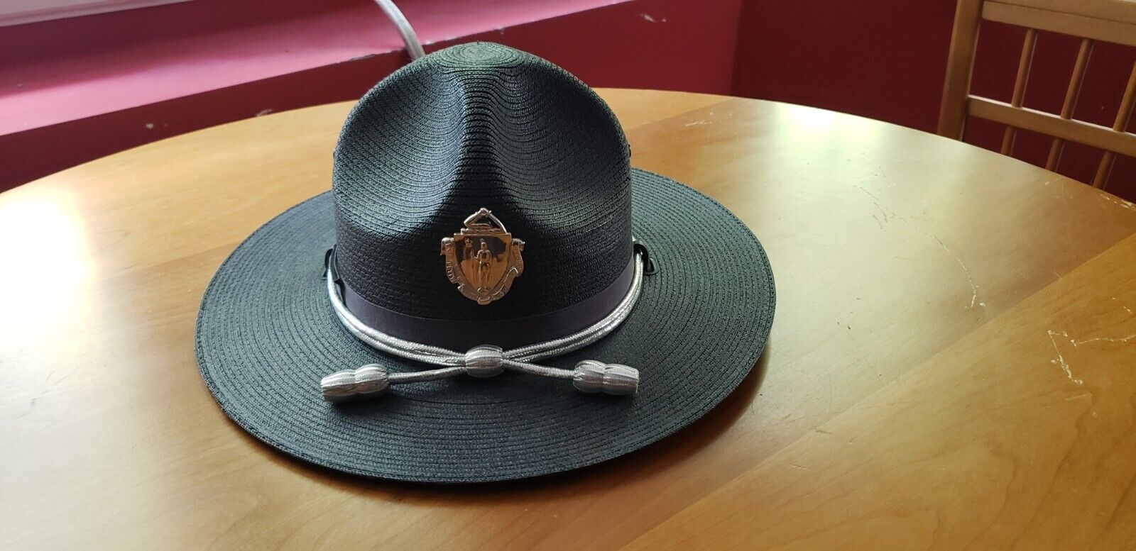 Massachusetts state police campaign hat