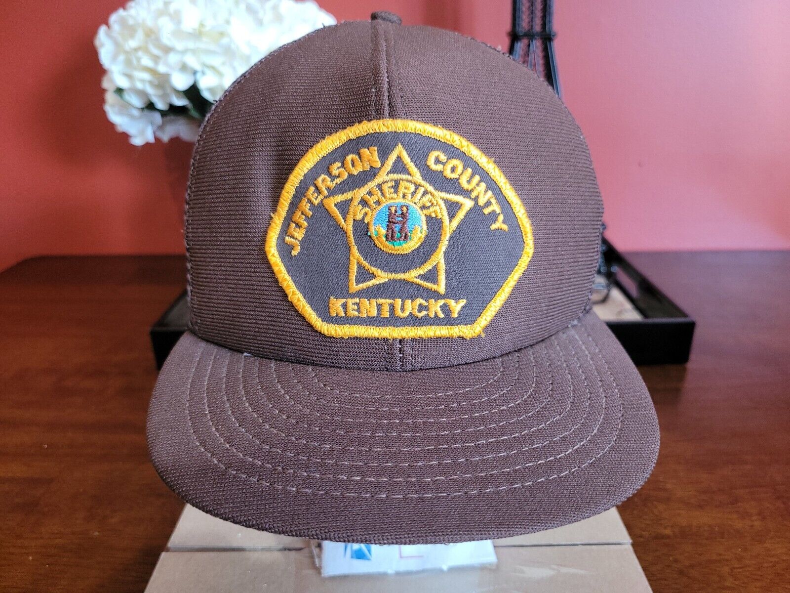 Vintage Jefferson County Kentucky Sheriff Cap KY
