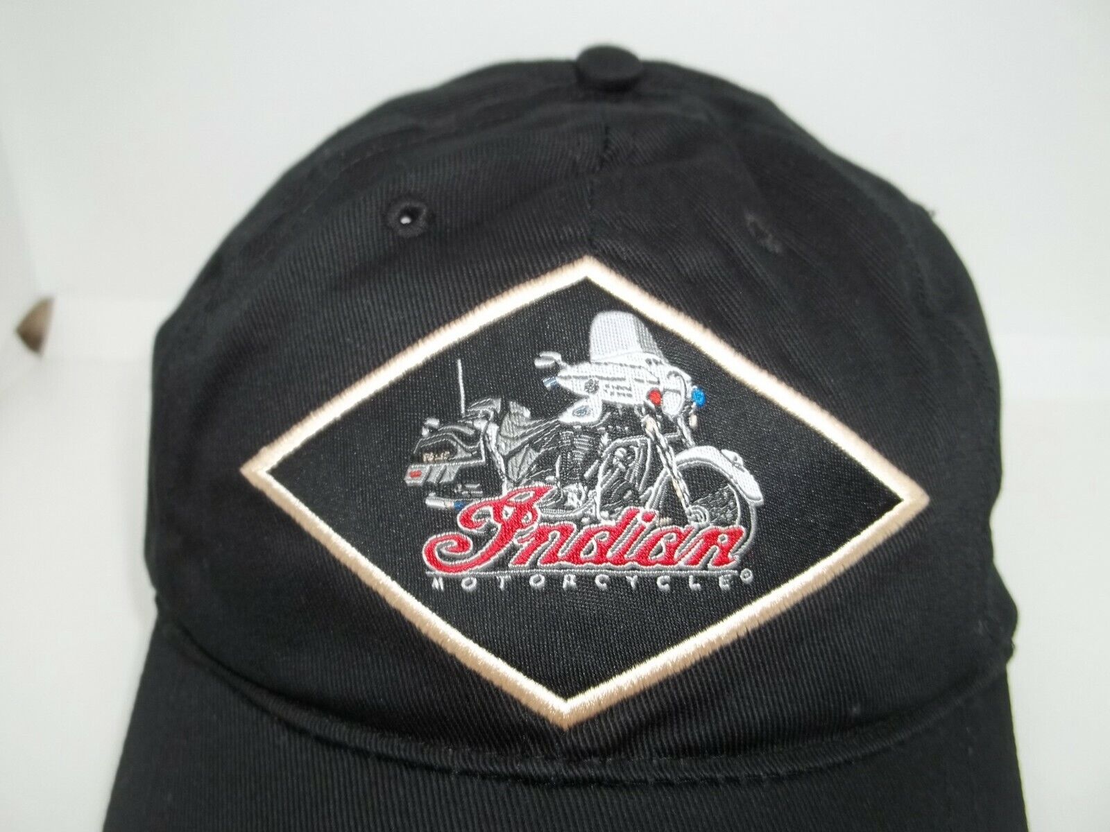 INDAIN MOTORCYCLES T3 Mens Hat Cap Terminator 3 RISE OF THE MACHINES Back Police