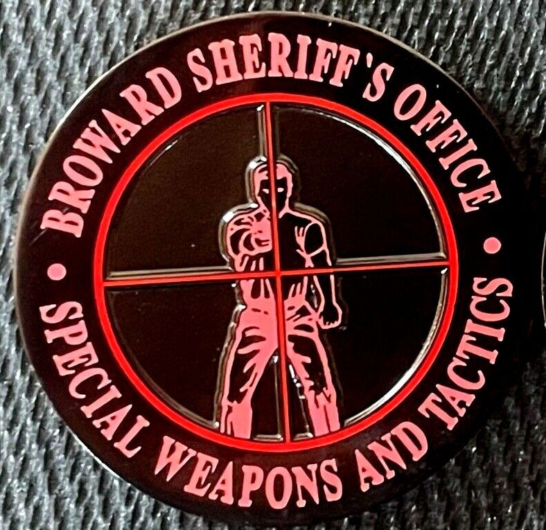 BSO - Broward Sheriff's Office SWAT - FirstGEN 1.5in BCAM challenge coin