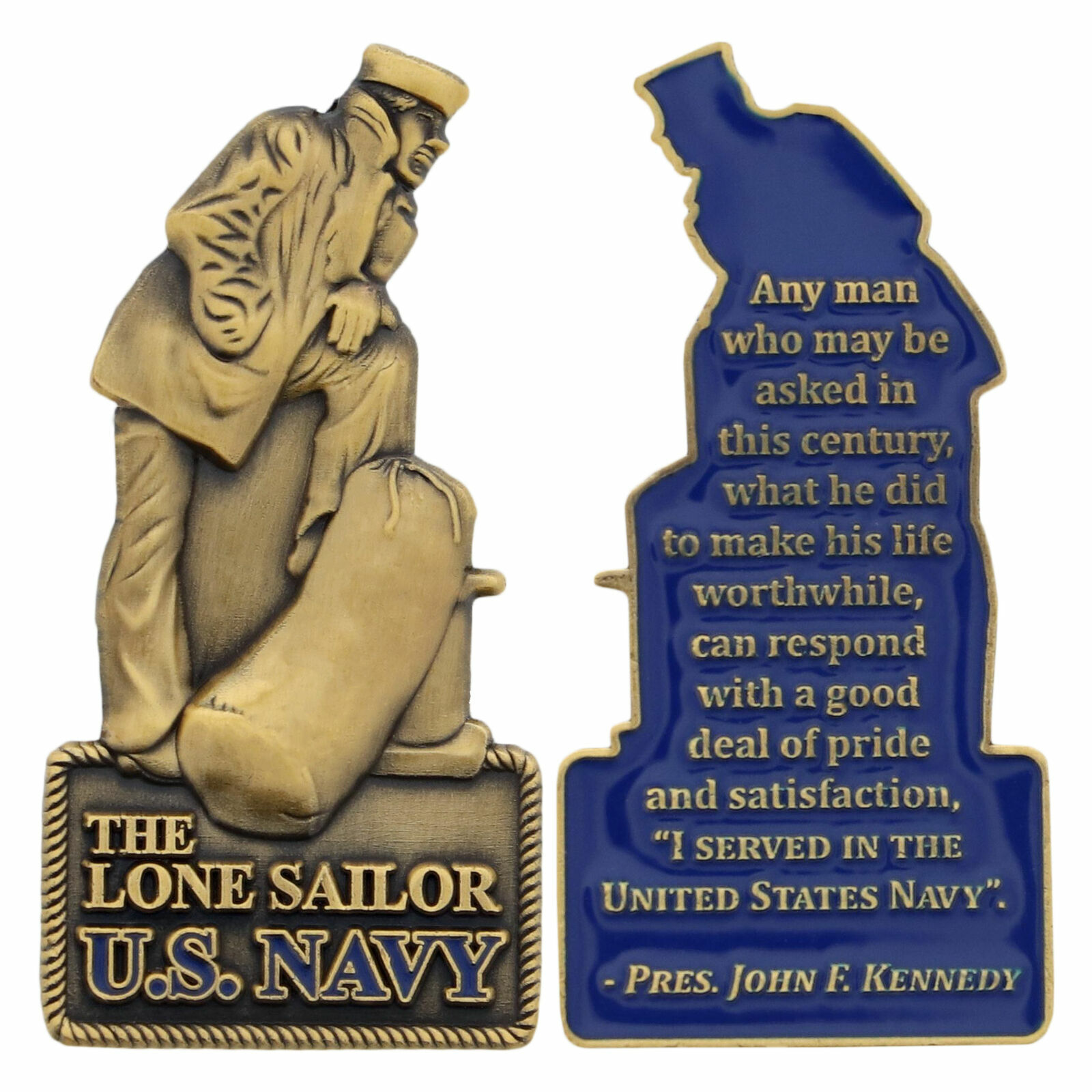 US Navy Lone Sailor Challenge Coin CC-2051