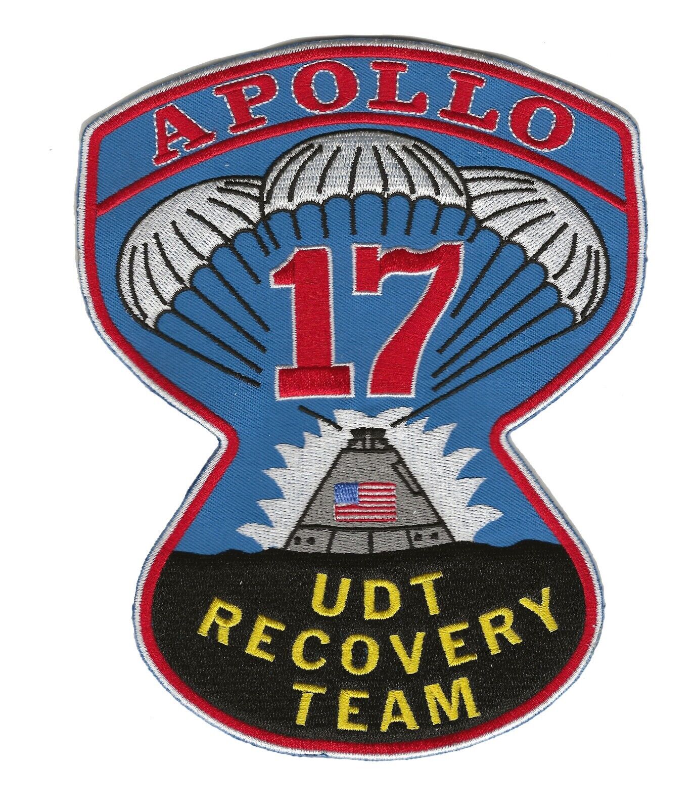 Apollo 17 US Navy UDT recovery team NASA space patch