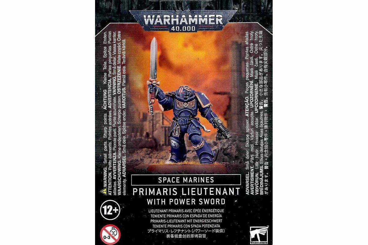 Warhammer 40k Primaris Space Marines Lieutenant w/Power Sword NOS