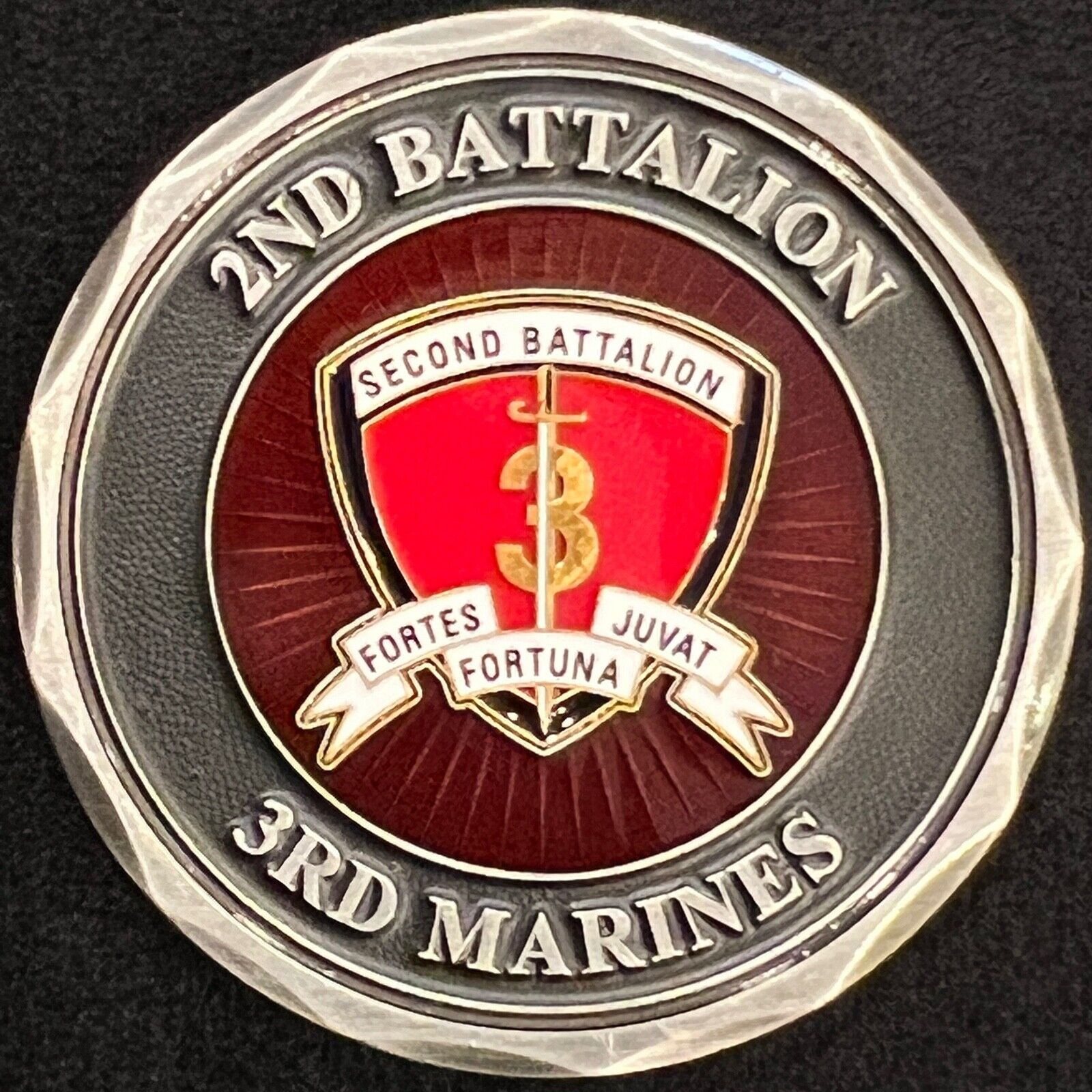 2nd Battalion 3rd Marines USMC Challenge Coin