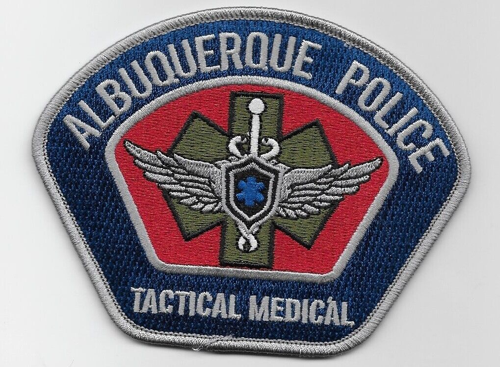 Gray Blue Tactical Medic SWAT SRT Albuquerque Police State New Mexico NM