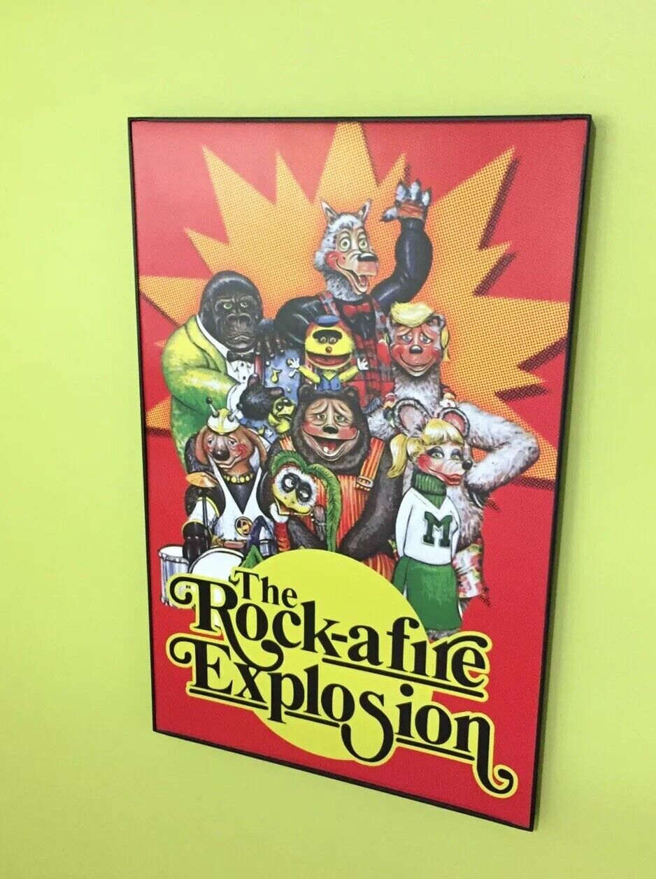 Rock-afire Explosion ® Band Poster 11x17 Showbiz pizza Officially Licensed 