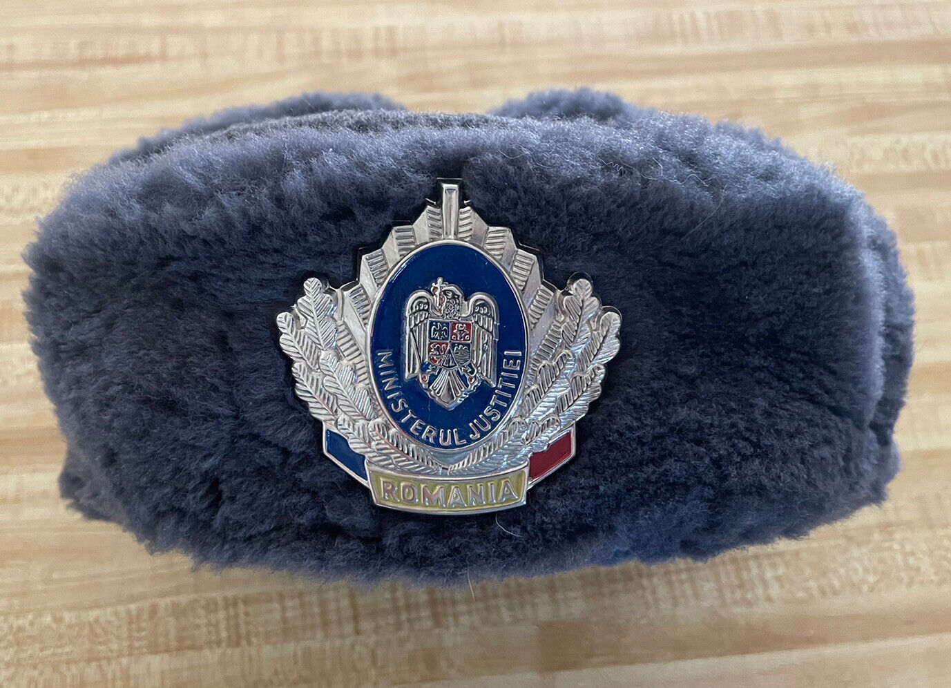 Romanian Police Ushanka Hat Size 58