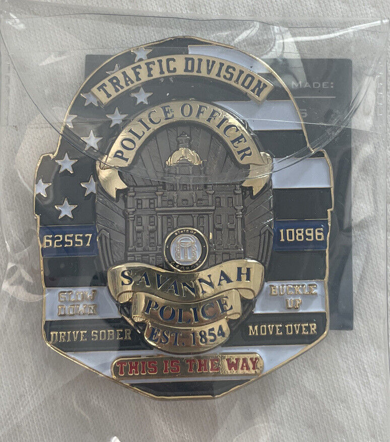 Savannah Police Traffic Division Challenge Coin