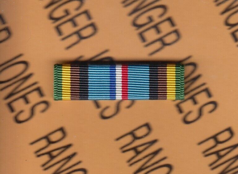 US Armed Forces Expeditionary Medal AFEXM Ribbon citation award 