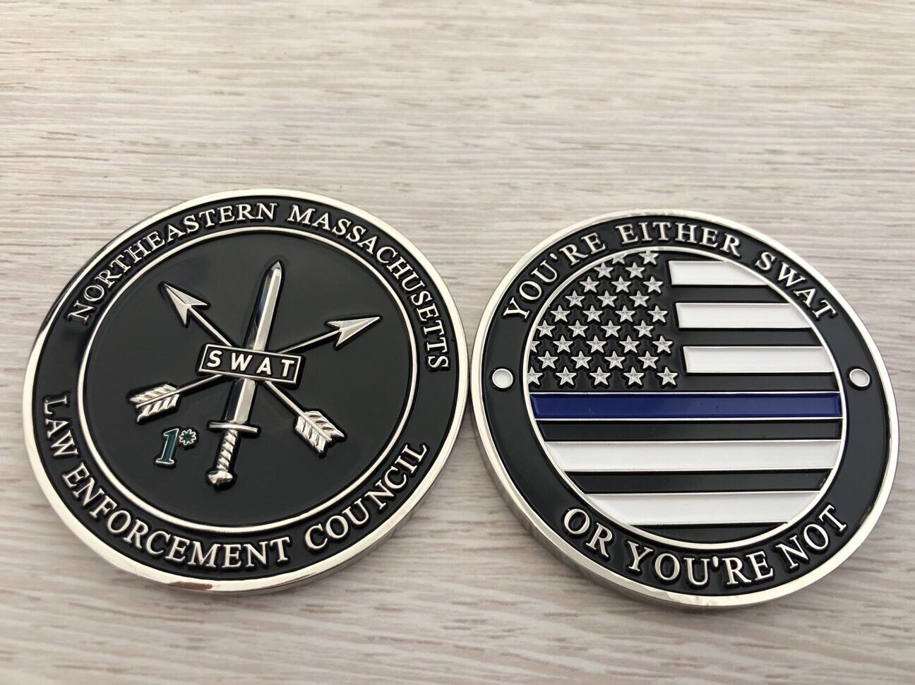 New Limited NEMLEC SWAT Inspired Coin