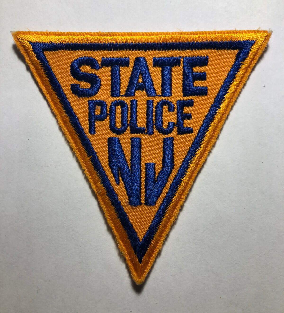New Jersey State Police Hat Patch ~ Approximately 3” Tall