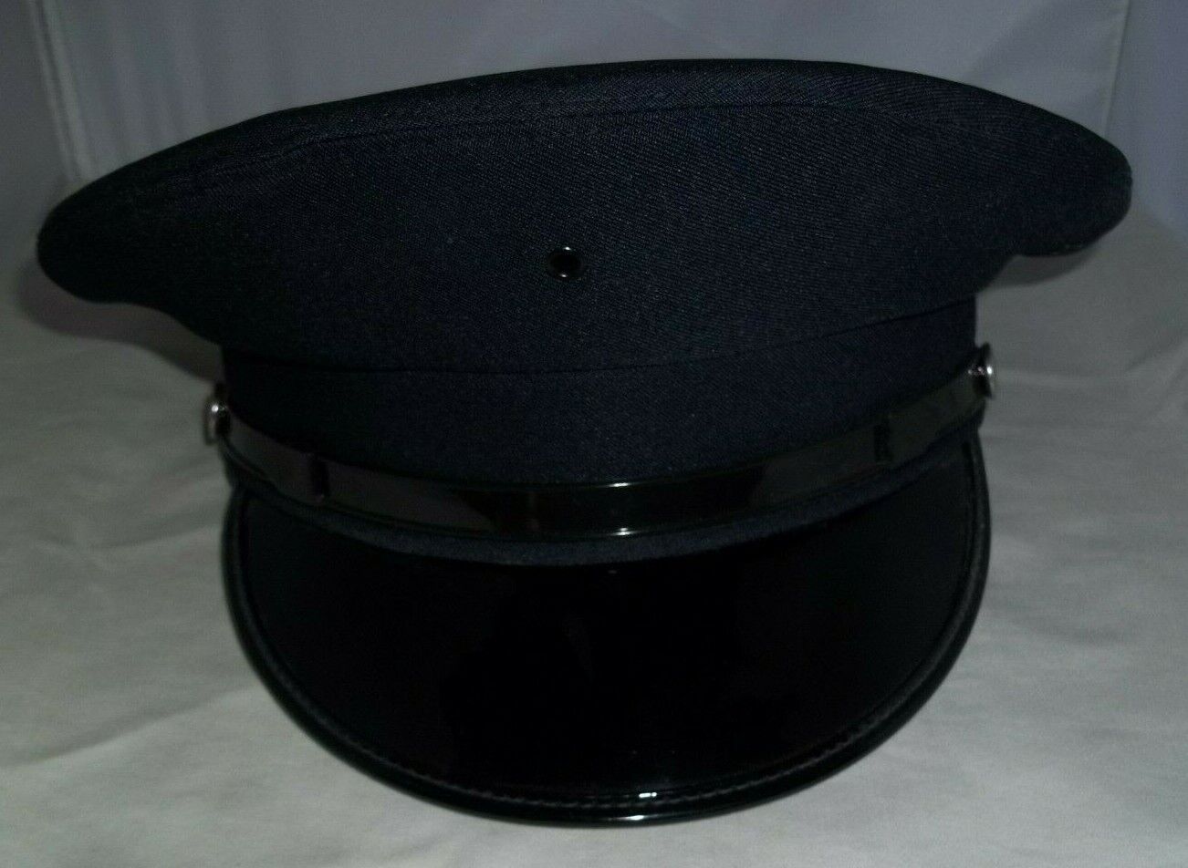 NEW Vintage Police Uniform Hat Bayly Inc. Navy Blue 7 1/8 More Sizes Available