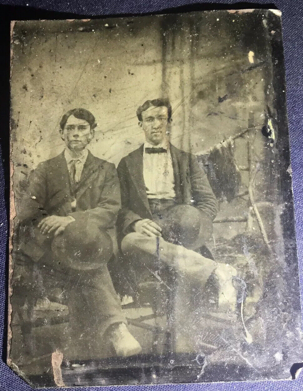 Rare Billy The Kid & Brother Tintype - William Henry & Joseph McCarty