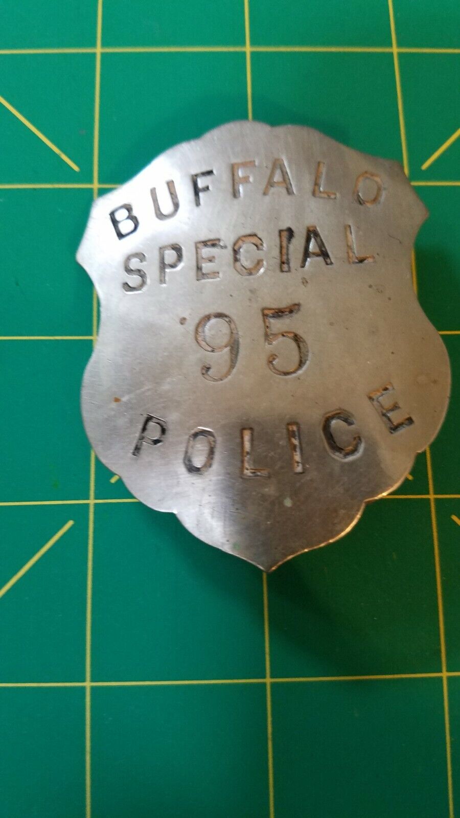 75+ Years Old BUFFALO NY Special Police Badge BPD Volunteer Force Formed 1927