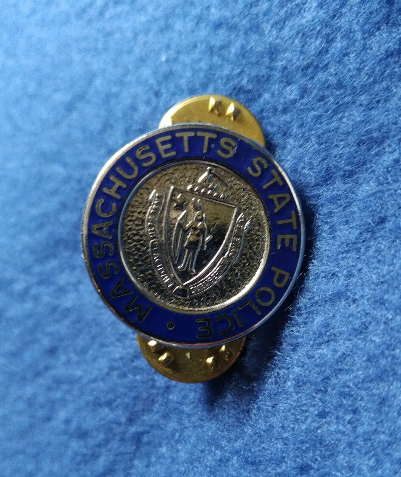 Massachusetts State Police Badge Pin- Like New, from 2000