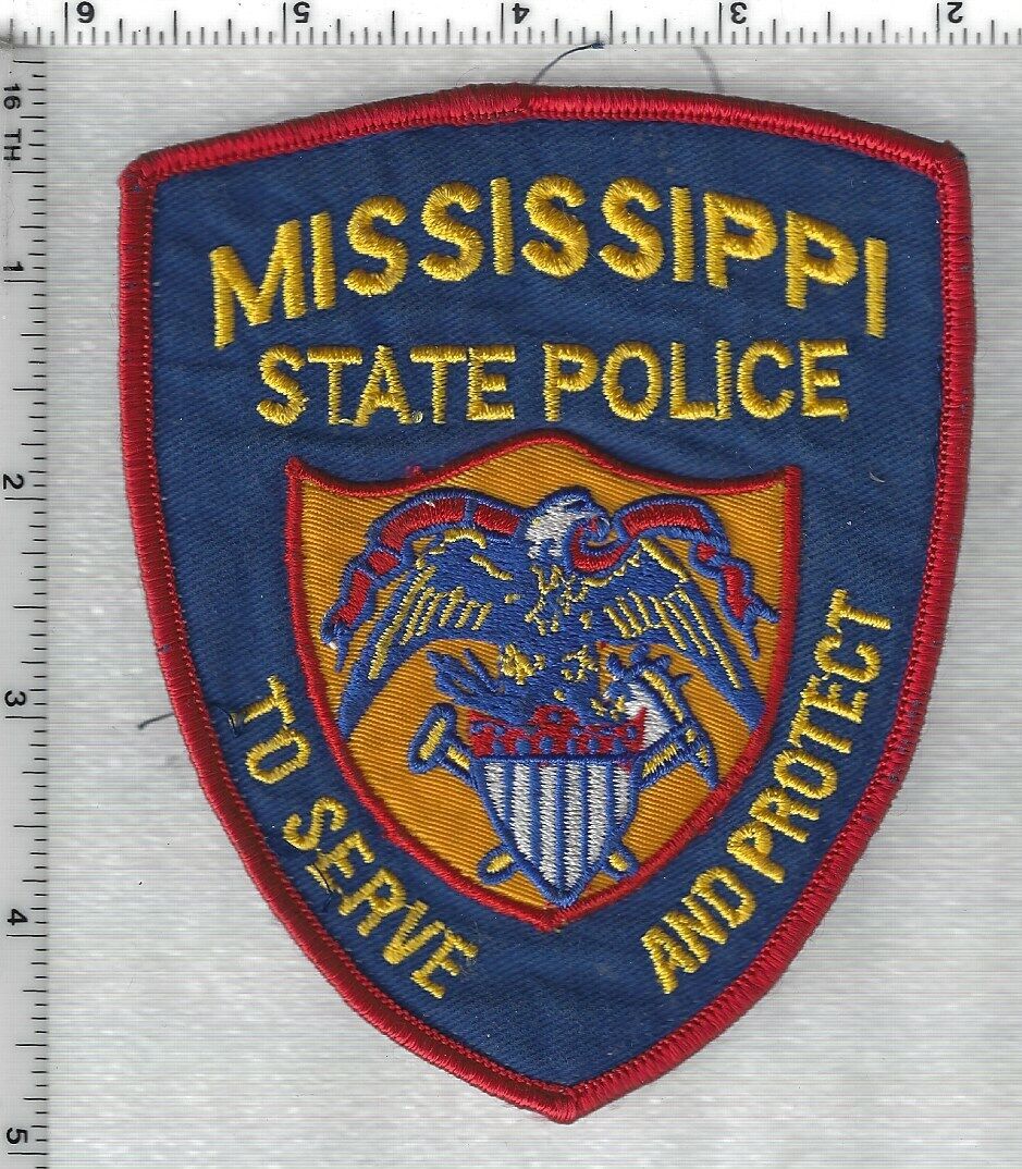 State Police (Mississippi) Uniform Take-Off Shoulder Patch 