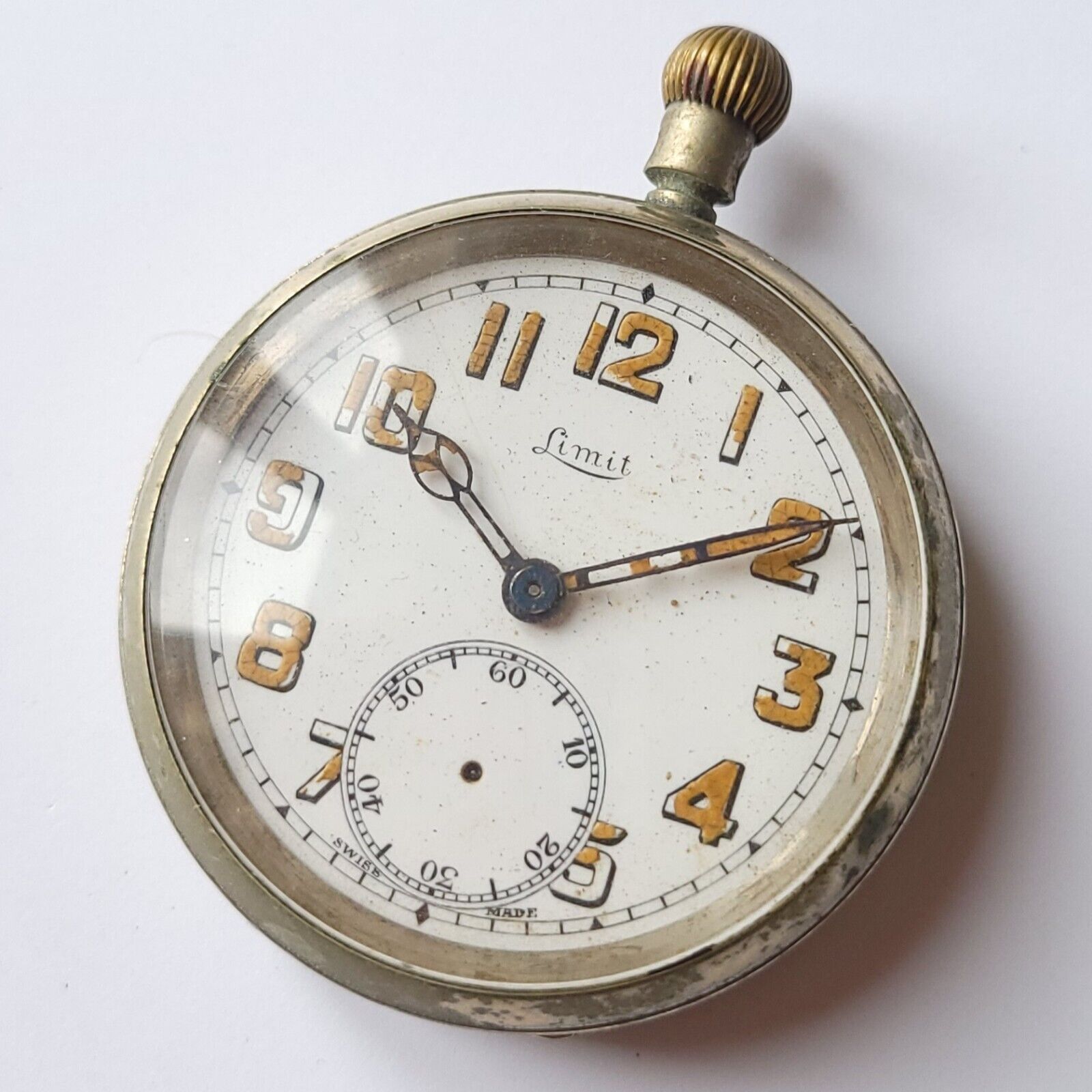 WW1 BRITISH ARMY POCKET WATCH VINTAGE FOB ANTIQUE WWI TRENCH KIT for ...