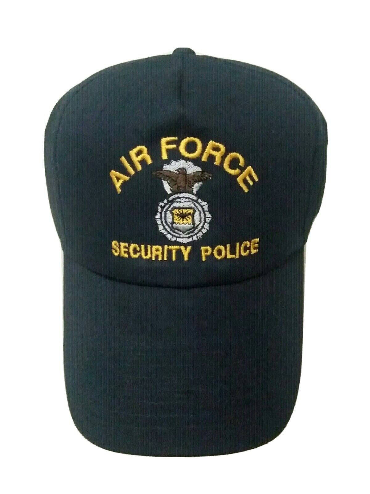 Security Police Dark Blue Cap New US Air Force 5 Panel SnapBack Embroidered Hat 