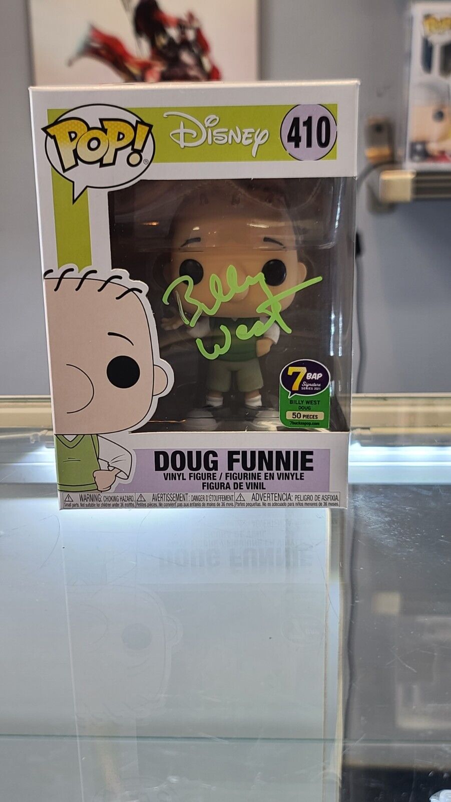 Rare Billy West Signed Funko Pop Doug Funnie #410 Only 50 Pieces JSA COA