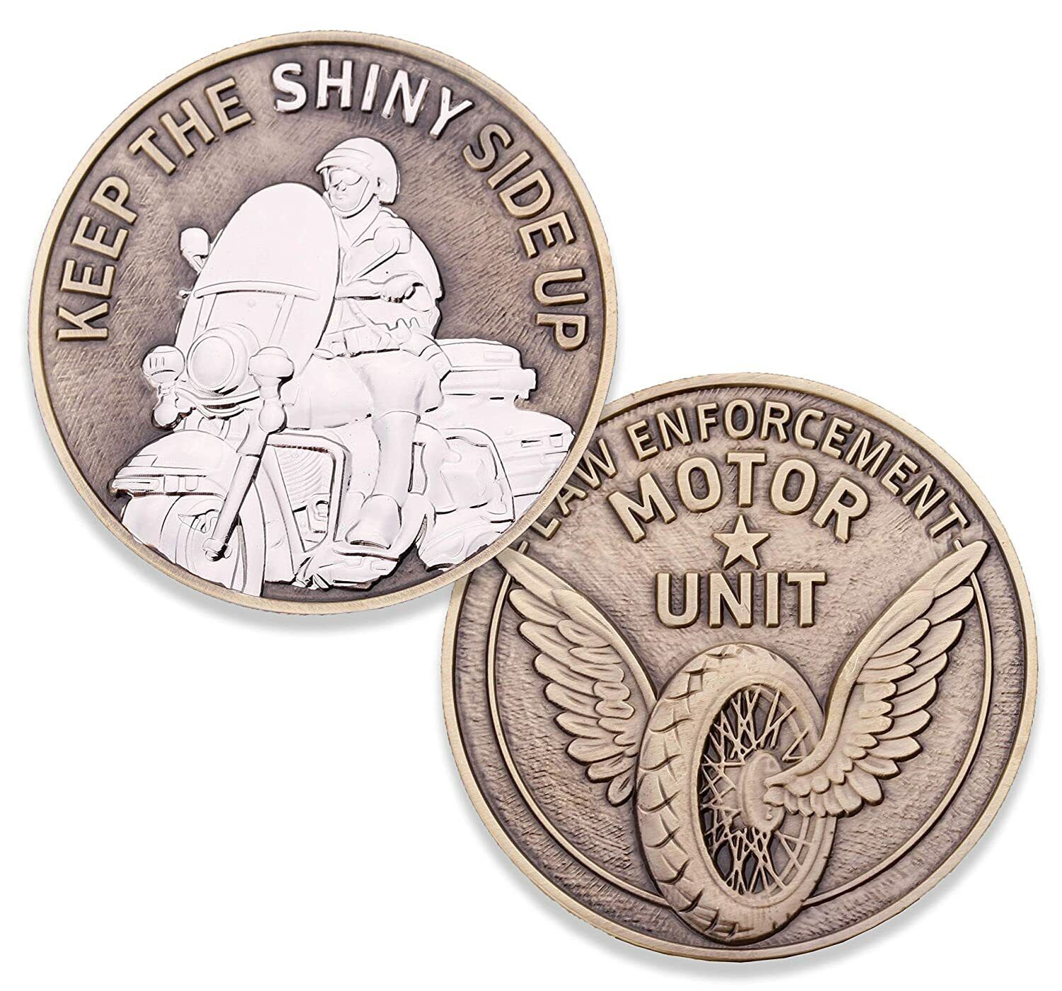 Law Enforcement Motorcycle Unit Challenge Coin