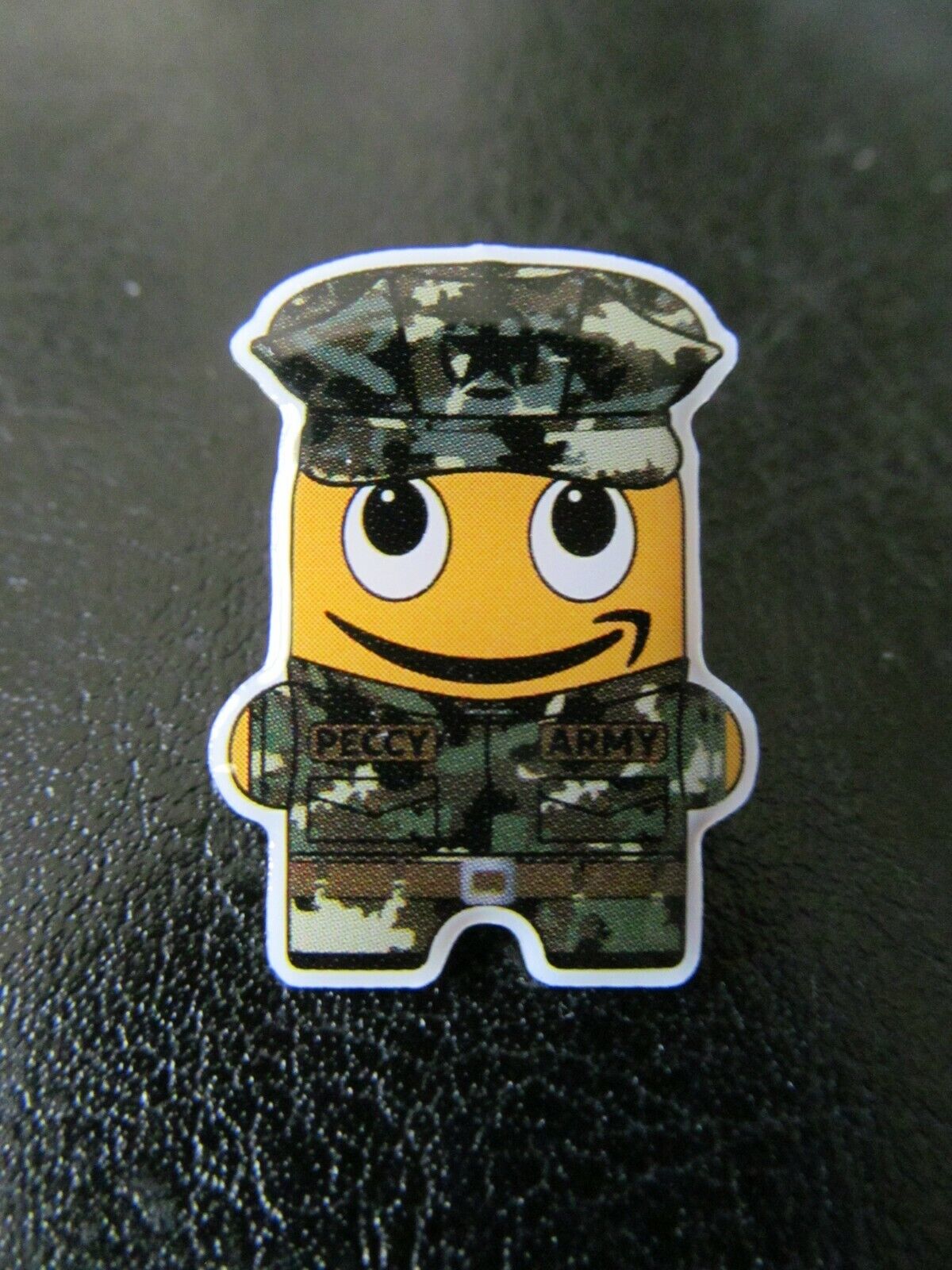 Amazon Peccy Employee Pin Army Armed Forces Veterans Collectible 