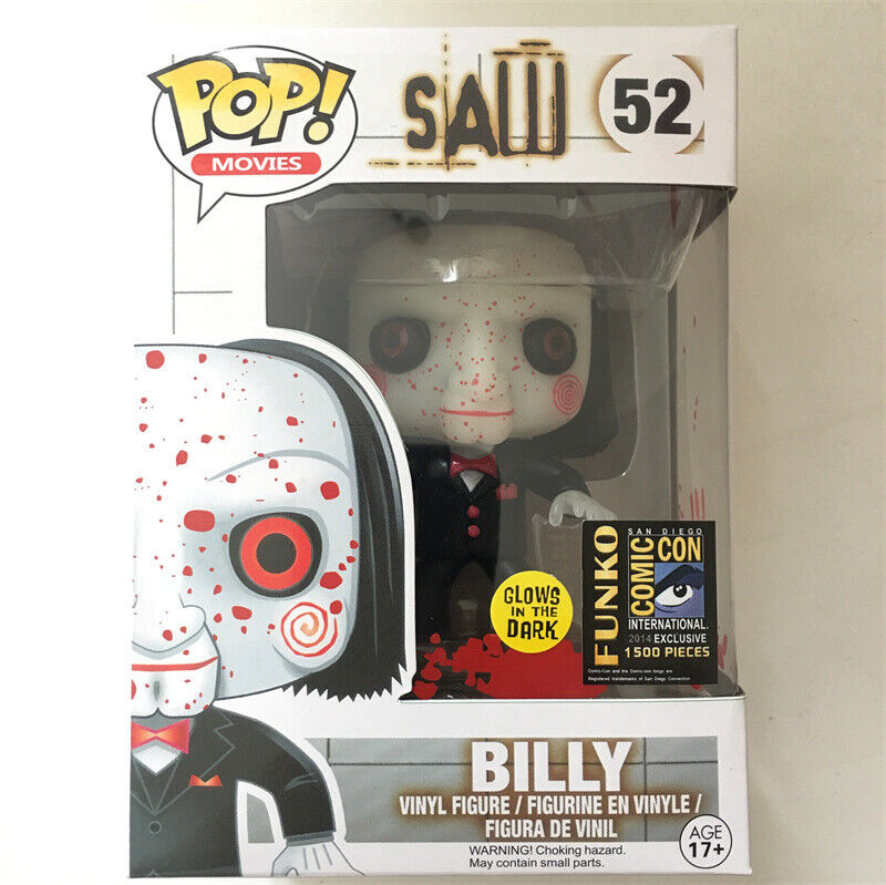 Funko Pop Movies SAW Billy #52 Glows in the Dark With Protector