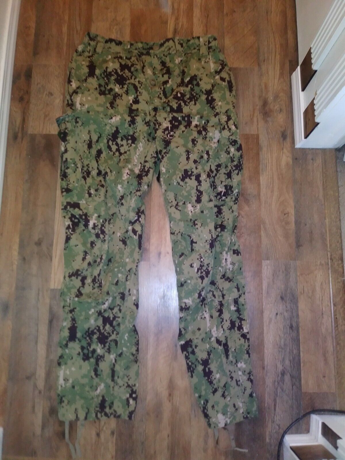 US Military Large Long Navy Type 3 NWU Camouflage Trousers Pants police SWAT 