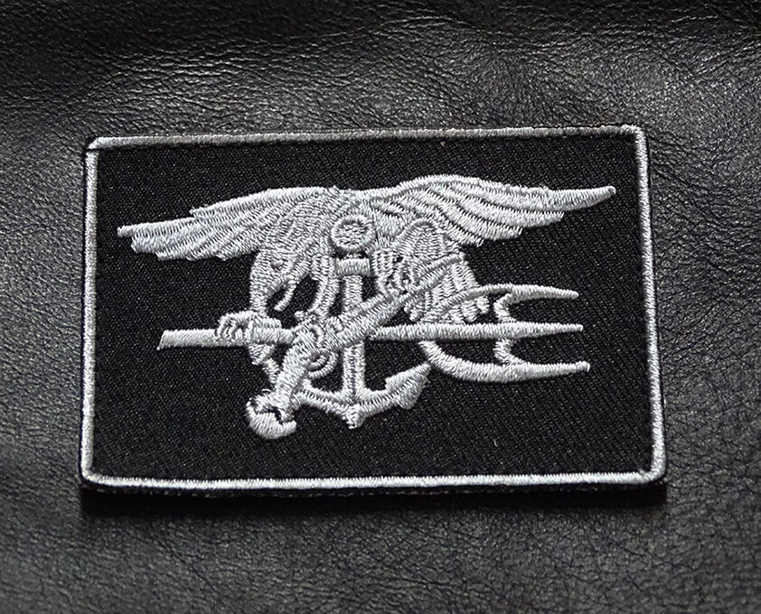 NAVY SEAL TRIDENT SWAT EAGLE SEAL HOOK PATCH 