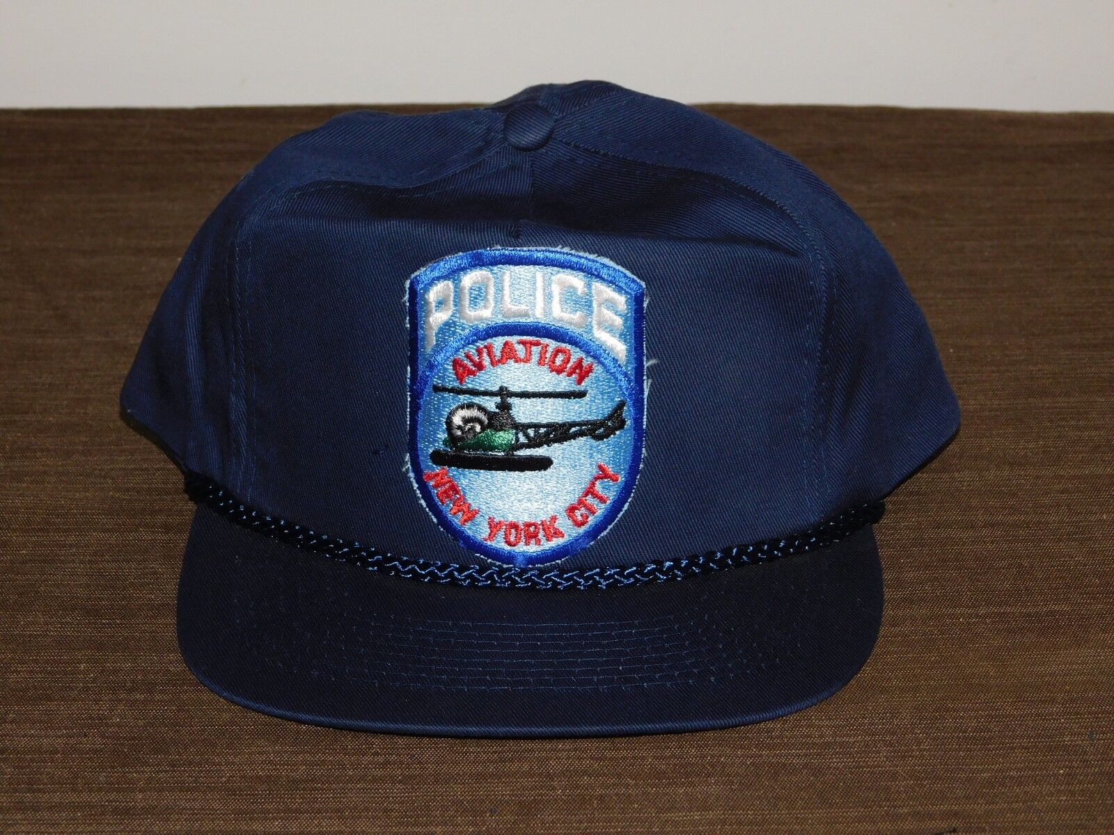  POLICE BASEBALL CAP HAT NEW YORK CITY POLICE AVIATION NYPD NEW UNUSED