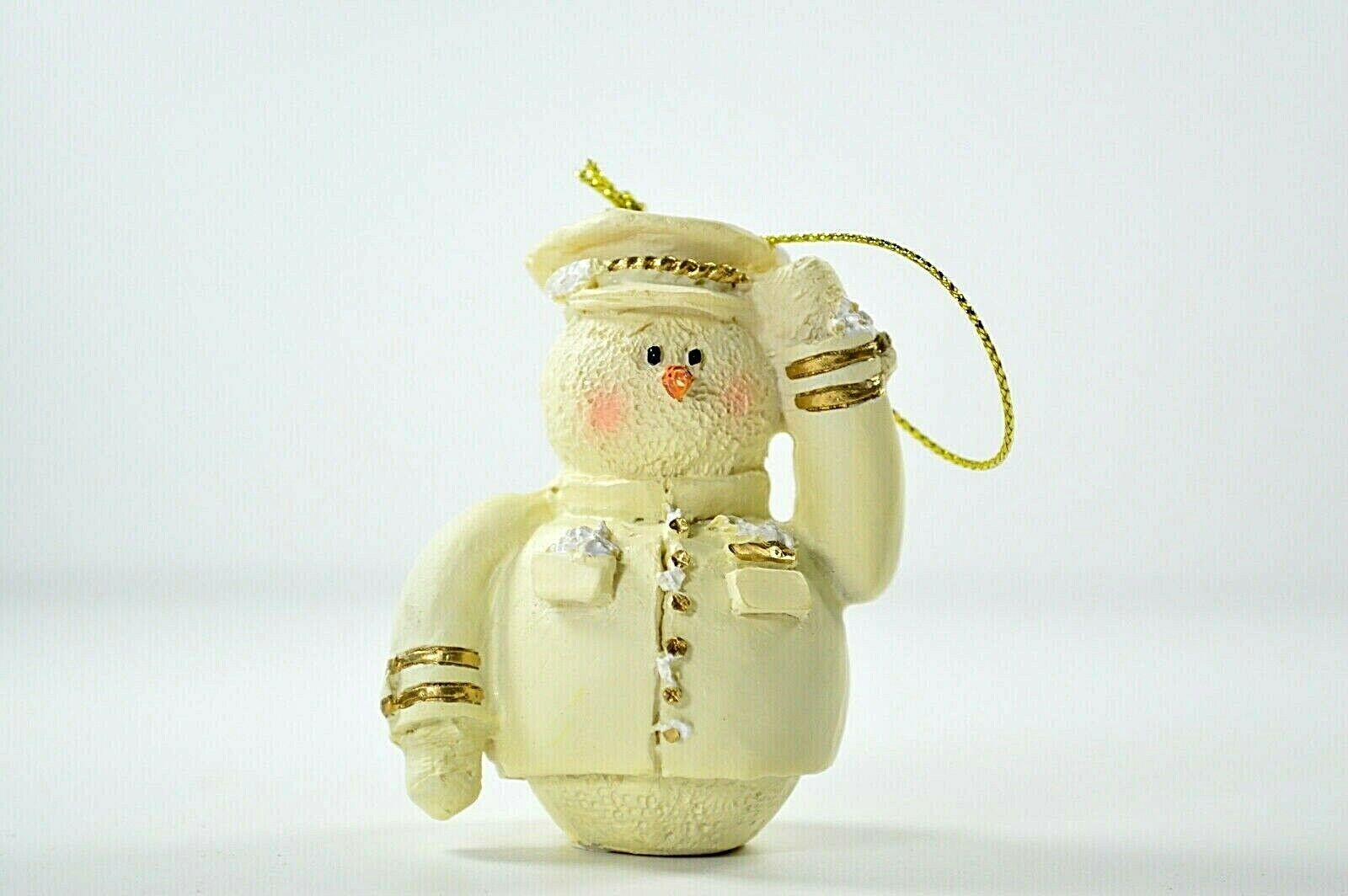 ORNAMENT MILITARY US ARMED FORCES SERVICE NAVY CHRISTMAS HOLIDAY SNOWMAN 15079