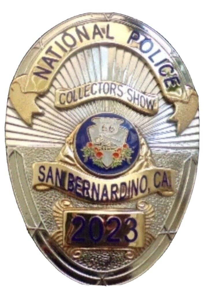 2023 NATIONAL POLICE COLLECTORS SHOW EVENT BADGE