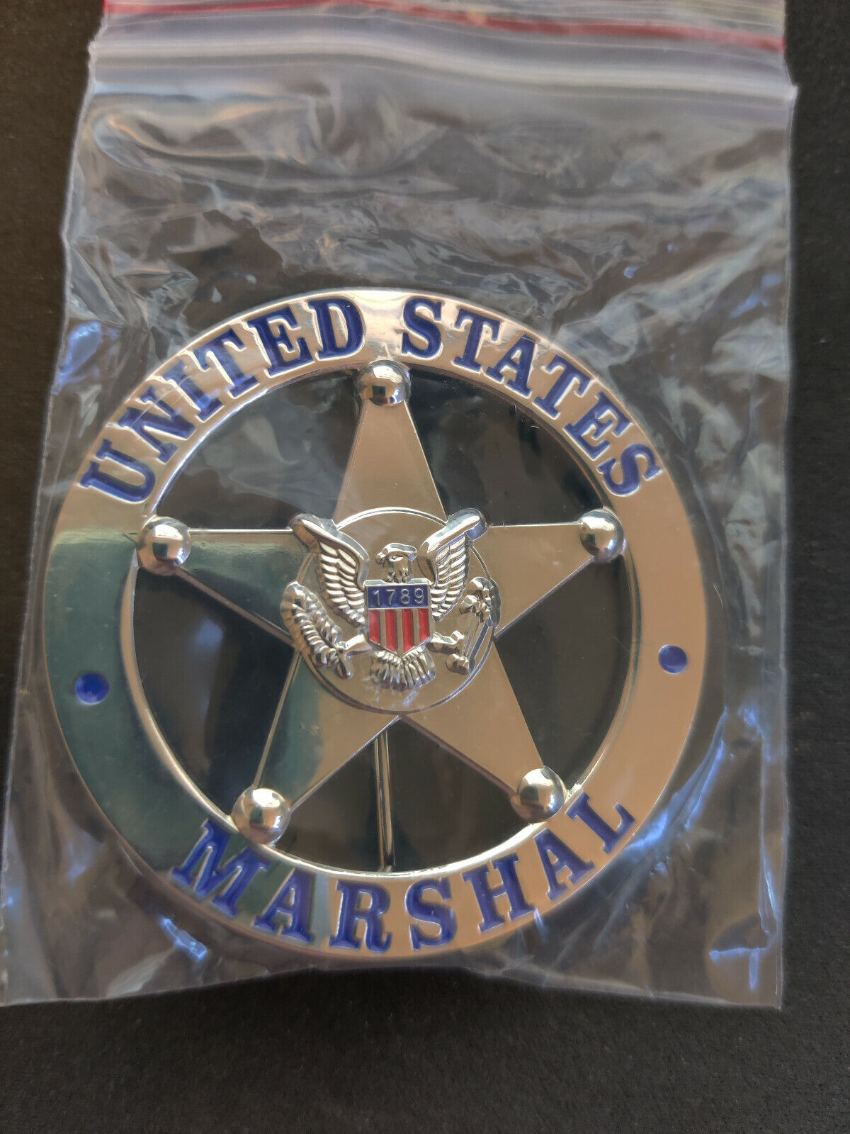 Fake Replica US Marshal Badge Cosplay Prop