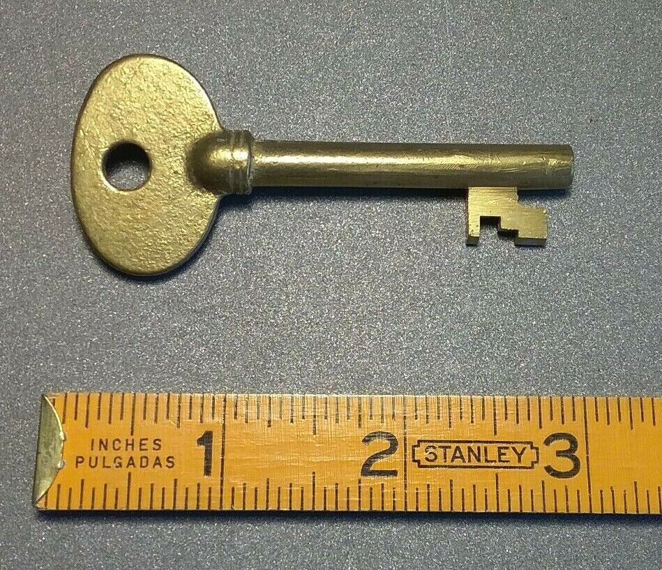 Brass Key for Vntg GAMEWELL Police/Fire Call Box